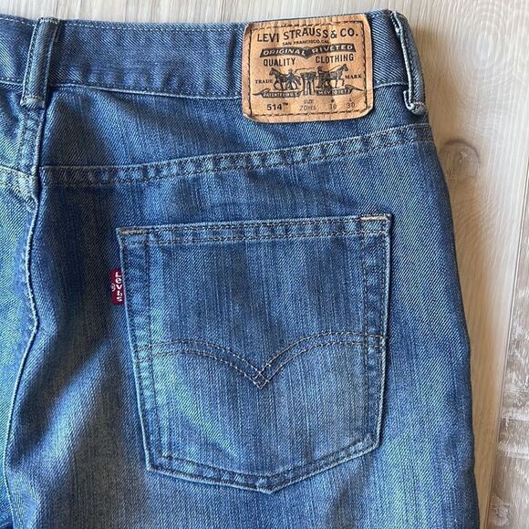 Levi’s 514 Slim Straight Leg Jeans Pants 30x30 - Picture 5 of 6